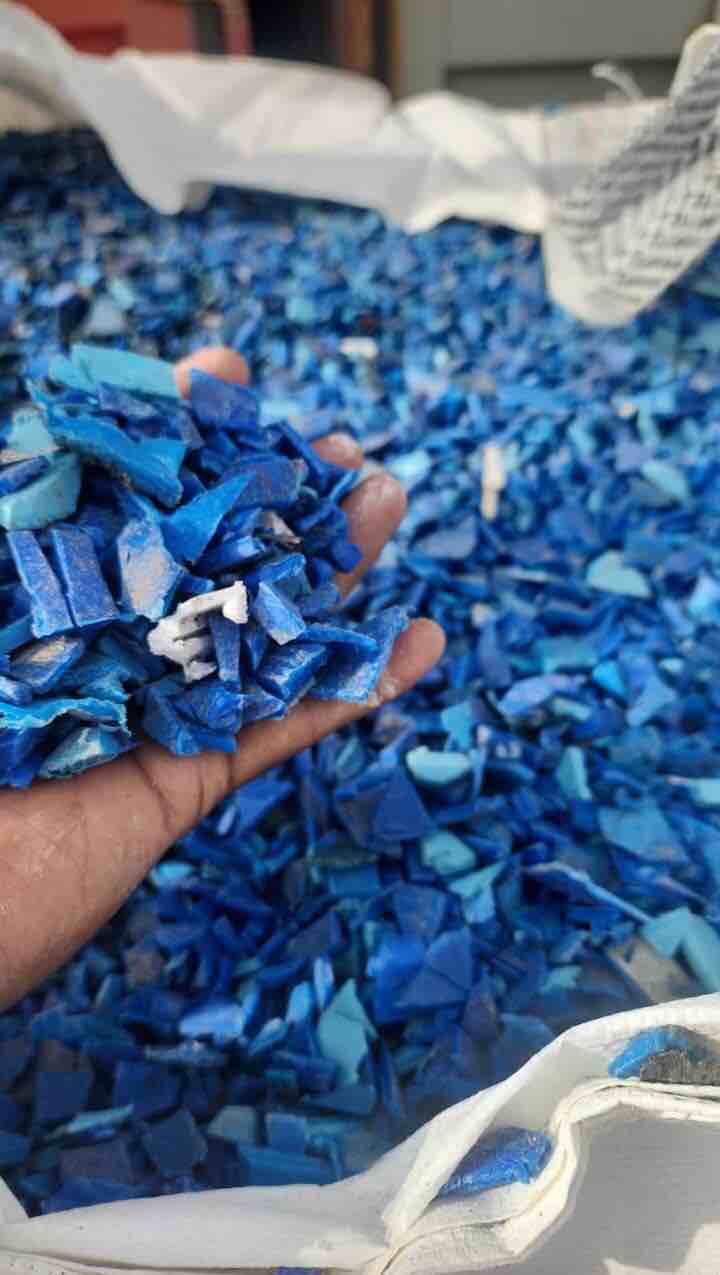 HDPE BLUE DRUM SCRAP HDPE Grinding Blow cheshire west and chester england united kingdom Scrap4trade